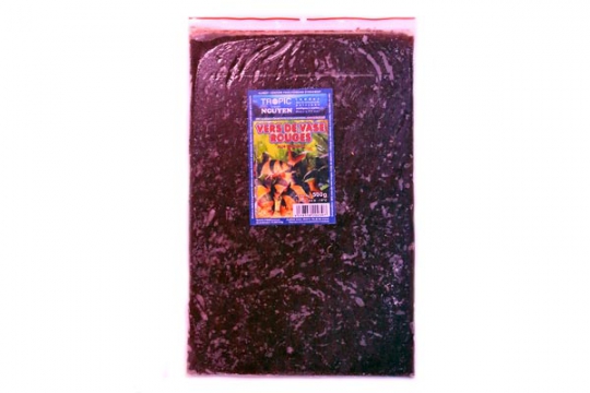 Vers de vase rouge 500g Plaquette