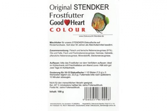 STENDKER CONGELE GOOD HEART COLOUR BLISTER 100 gr