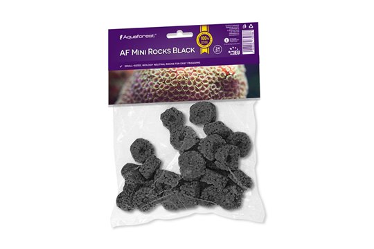 AQUAFOREST AF MINI ROCKS BLACK 24 pcs