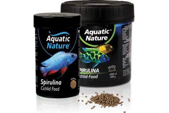 SPIRULINA CICHLID FOOD 320 ml AQUATIC NATURE